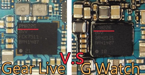 Gear live vs G Watch