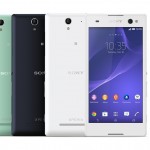 Xperia C3 Group Colours Front