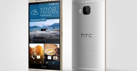 HTC One M9_Silver_Left