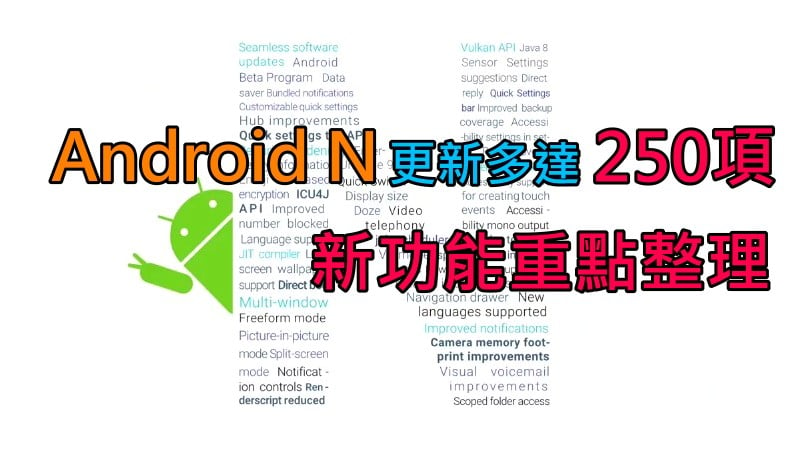 ANDROID N NEW Features