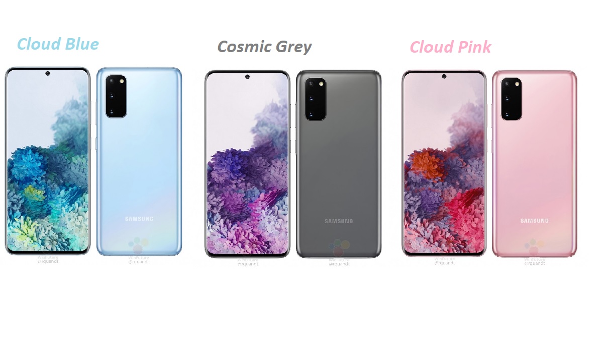 Samsung Galaxy s20 Colors
