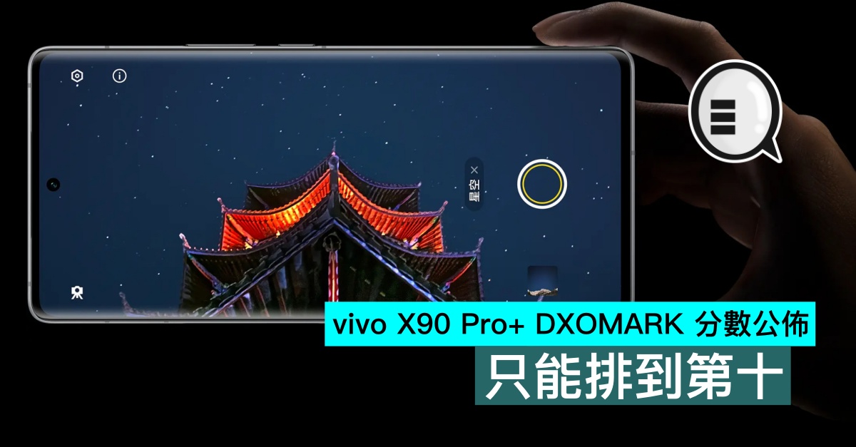 vivo X90 Pro+ ranks 10th in DxOMark, scores 140 points in global camera test