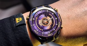 HUAWEI 香港發佈 WATCH ULTIMATE DESIGN 紫金款,18K金鑲嵌+稀土紫陶瓷,盡顯極致奢華